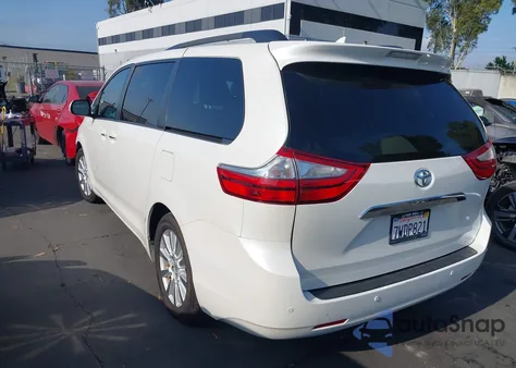 2017 Toyota Sienna Limited 7 Passenger из США, поврежденный, VIN 5TDYZ3DC4HS792287